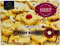 FRUITS BISCUITS VEGAN 400G KARACHI BAKERY