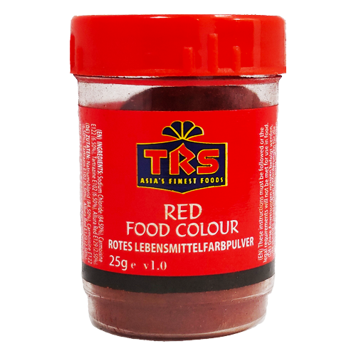 [A200030] RED FOOD COLOUR 12X25G TRS