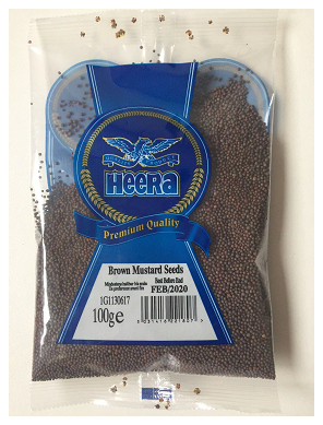 [S300021] MUSTARD SEEDS BROWN 20X100G HEERA