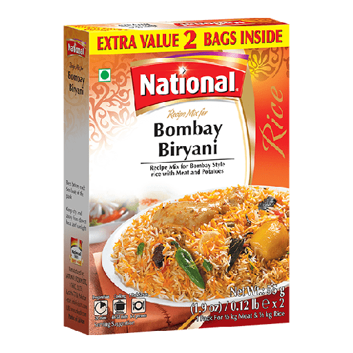 [TP100135] BOMBAY BIRYANI 6X110G NATIONAL