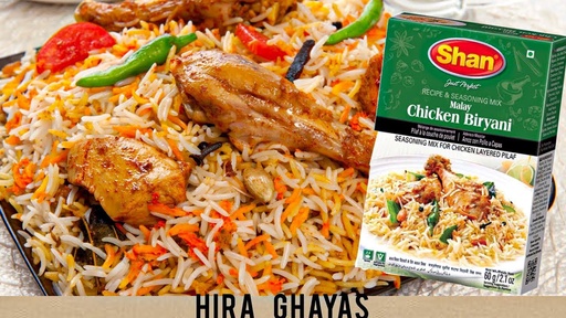 [TP100198] SPECIAL MALAY CHICKEN BIRYANI 120G SHAN
