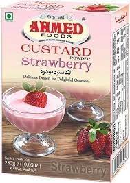[MD100091] STRAWBERRY CUSTARD 8X275G AHMED