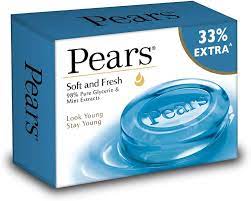 [C200079] PEARS BLUE SOFT & FRESH SOAP 108 X100 gr