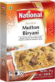 [TP100242] MUTTON BIRYANI 6X78G NATIONAL