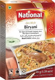 [TP100262] BEEF BIRYANI MASALA 6X78G NATIONAL
